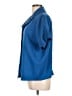 BonWorth 100% Polyester Blue Short Sleeve Blouse Size L (petite) - photo 5