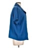 BonWorth 100% Polyester Blue Short Sleeve Blouse Size L (petite) - photo 4