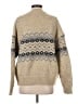 Line & Dot Tan Cardigan Size S - photo 2