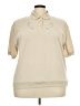 Blair Tan Short Sleeve Blouse Size 3X - photo 1