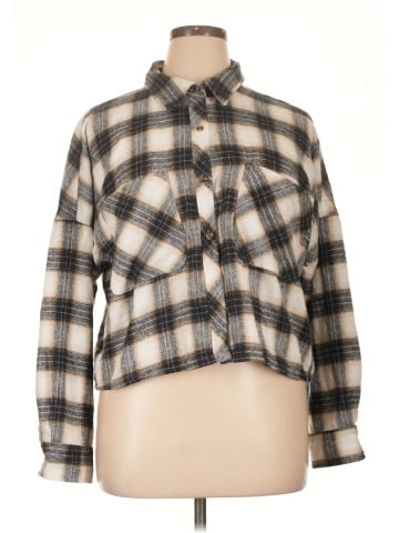 Ci Sono Long Sleeve Button-Down Shirt (view 1)