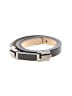 Jason Wu Black Gray Leather Belt Size S - photo 1