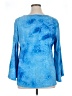 Sami & JO Blue 3/4 Sleeve Blouse Size 1X - photo 2