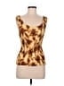 Impressions Gold Sleeveless Top Size M - photo 1