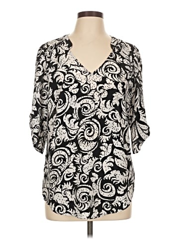 Ann Taylor Factory Short Sleeve Blouse (view 1)