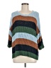 Altar'd State Color Block Blue Pullover Sweater Size Med - Lg - photo 1