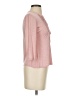 Boston Proper 100% Rayon Pink 3/4 Sleeve Blouse Size XS - photo 4