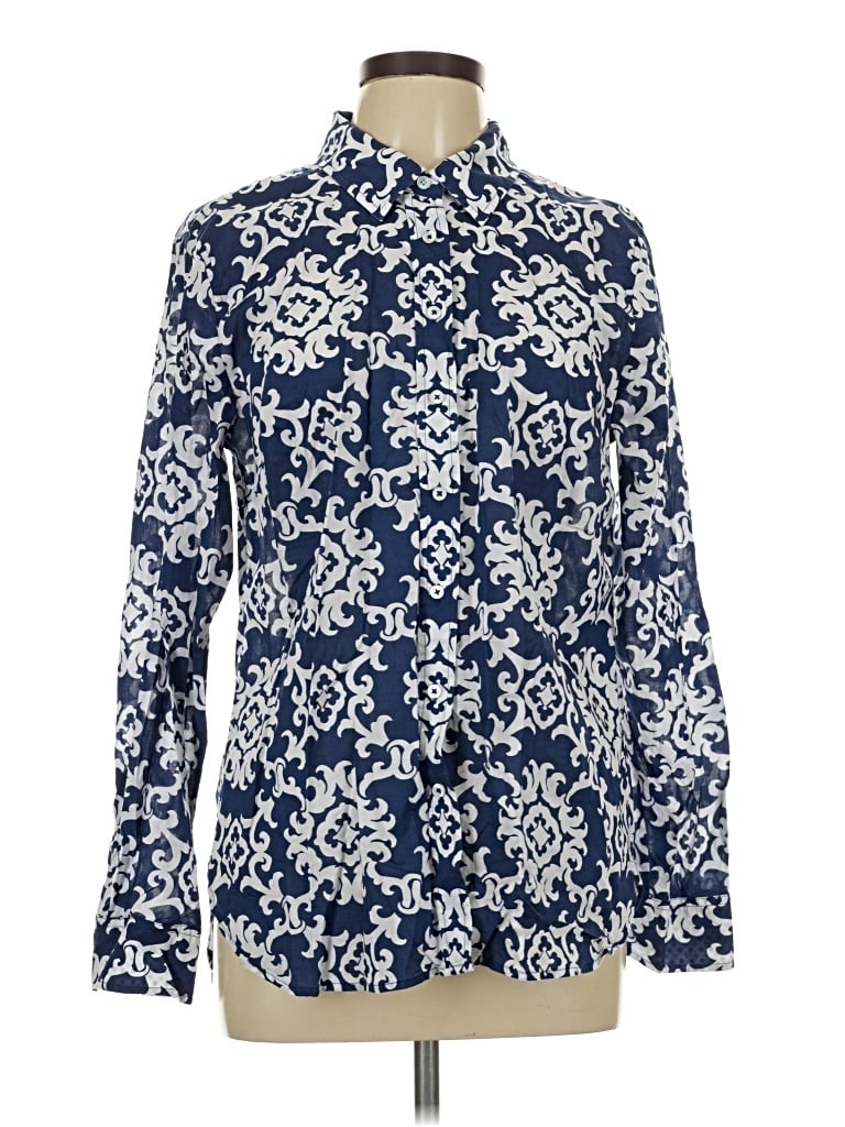 Click to view more detailed imagery on our partner's website Pre-owned Talbots Long Sleeve Blouse In Blue