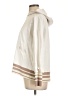 Reiss Stripes Solid Ivory Pullover Hoodie Size L - photo 5
