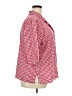D&Co. Checkered-gingham Red 3/4 Sleeve Button-Down Shirt Size 2X - photo 4