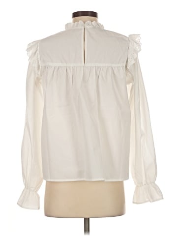 Pieces Long Sleeve Blouse (view 2)