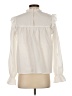 Pieces Ivory Long Sleeve Blouse Size XS - photo 2