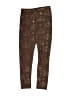 Emma & Elsa Paisley Brown Casual Pants Size 7 - 8 - photo 1