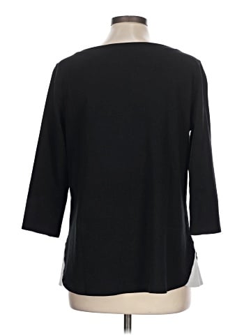 Isaac Mizrahi LIVE! 3/4 Sleeve Top (view 2)