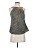 Lavand. 100% Polyester Blue Sleeveless Blouse Size S - photo 1