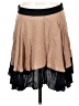 A.L.C. Solid Tan Casual Skirt Size 4 - photo 1