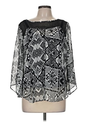 AGB 3/4 Sleeve Blouse (view 1)