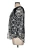 AGB 100% Polyester Black 3/4 Sleeve Blouse Size M - photo 5