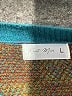 Knit Mix Argyle Teal Pullover Sweater Size L - photo 7