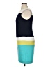 Roz & Ali Color Block Teal Cocktail Dress Size 14 - photo 5