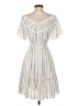 Unbranded Stripes Ivory Casual Dress Size 1 - photo 2