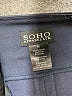 SOHO Apparel Ltd Solid Blue Formal Skirt Size M - photo 4