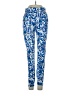 X by Gottex Print Blue Casual Pants Size S - photo 1