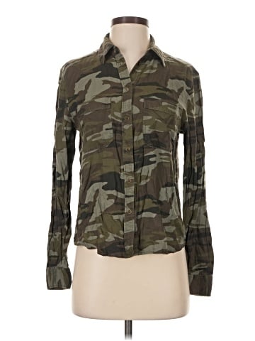 Express Long Sleeve Button-Down Shirt (view 1)