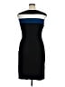 Chaps Color Block Black Cocktail Dress Size XL - photo 2