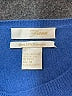 Fiona 100% Cashmere Blue Cashmere Pullover Sweater Size M - photo 7