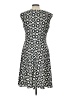 Wisp Print Black Casual Dress Size 10 - photo 2