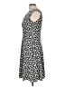 Wisp Print Black Casual Dress Size 10 - photo 5
