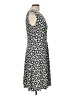 Wisp Print Black Casual Dress Size 10 - photo 4