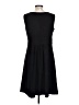 Lands' End Solid Black Casual Dress Size L - photo 2