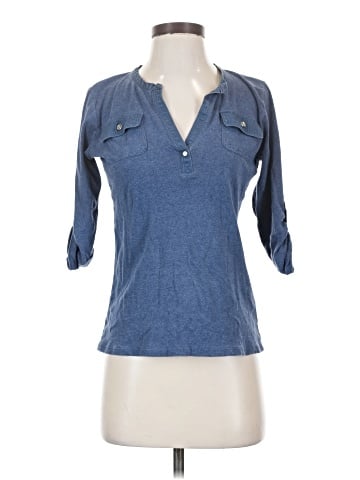 Lauren by Ralph Lauren 3/4 Sleeve T-Shirt (view 1)