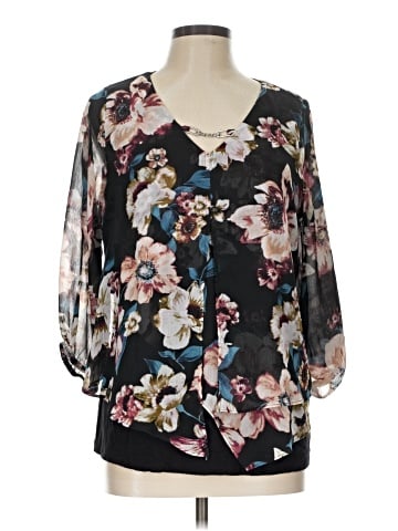 Apt. 9 3/4 Sleeve Blouse (view 1)