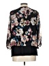 Apt. 9 100% Polyester Black 3/4 Sleeve Blouse Size L - photo 2