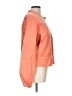 By Anthropologie 100% Cotton Orange Jacket Size L - photo 4