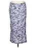 Divided by H&M Graphic Silver Casual Skirt Size L - photo 1