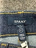 SPANX Chevron-herringbone Blue Jeans Size S - photo 7