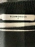 Glamorous 100% Cotton Stripes Black Pullover Sweater Size M - photo 7