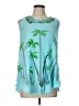 India Boutique Blue Tank Top Size L - photo 1