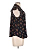 Mine 100% Polyester Black Short Sleeve Blouse Size L - photo 4