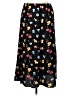 Assorted Brands 100% Rayon Floral Black Casual Skirt Size L - photo 2