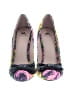 Madison Floral Purple Heels Size 9 1/2 - photo 2