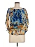 West Kei Blue 3/4 Sleeve Blouse Size M - photo 1