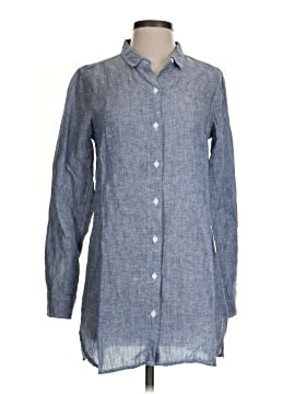 Garnet Hill Long Sleeve Button Down Shirt