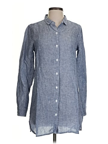 Garnet Hill Long Sleeve Button-Down Shirt (view 1)