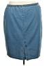 labelBe Solid Blue Denim Skirt Size 28 - photo 2