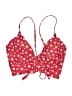 Zaful Hearts Red Swimsuit Top Size L - photo 1